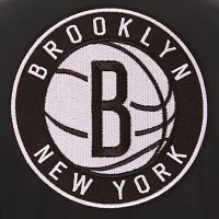 JH Design Men's Brooklyn Nets Black Twill Jacket