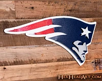 Hex Head New England Patriots 30" Logo Sign