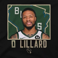 Stadium Essentials Men's Milwaukee Bucks Damian Lillard Box Out T-Shirt