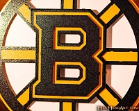 Hex Head Boston Bruins 31" XXL Sign