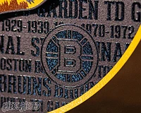 Hex Head Boston Bruins 15" Round Sign