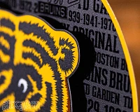 Hex Head Boston Bruins 15" Round Sign