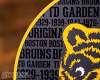 Hex Head Boston Bruins 15" Round Sign