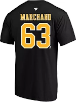 NHL Big & Tall Boston Bruins David Pastrnák #88 Black T-Shirt