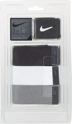 Nike Men's Web Golf Belt 3-Pack