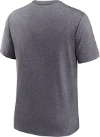 Nike Men's Washington Commanders Blitz Stacked Dark Grey Heather T-Shirt