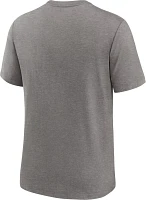 Nike Men's Miami Dolphins Rewind Throwback Logo Grey T-Shirt