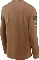 Nike Men's Chicago Bears 2023 Salute to Service Brown Long Sleeve T-Shirt