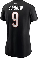 Nike Women's Cincinnati Bengals Joe Burrow #9 Black T-Shirt