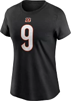 Nike Women's Cincinnati Bengals Joe Burrow #9 Black T-Shirt