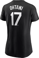 Nike Women's Los Angeles Dodgers Shohei Ohtani #17 Black Alternate T-Shirt