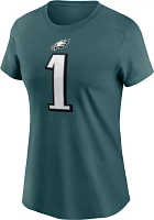 Nike Women's Philadelphia Eagles Jalen Hurts #1 Green T-Shirt