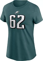 Nike Women's Philadelphia Eagles Jason Kelce #62 Green T-Shirt