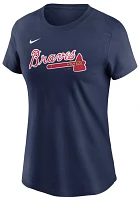 Nike Women's  Atlanta Braves Austin Riley #27 Navy T-Shirt