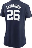 Nike Women's New York Yankees DJ LeMahieu #26 Navy T-Shirt