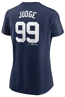 Nike Women's New York Yankees Aaron Judge #99 Navy Home T-Shirt