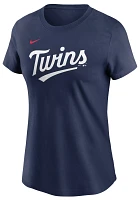 Nike Women's  Minnesota Twins Carlos Correa #4 Navy T-Shirt