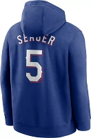 Nike Men's Texas Rangers Corey Seager #5 Blue Pullover Hoodie