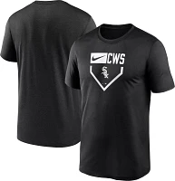 Nike Men's Chicago White Sox Black Plate Legend T-Shirt