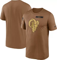 Nike Men's Los Angeles Rams 2023 Salute to Service Brown Legend T-Shirt