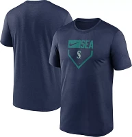 Nike Men's Seattle Mariners Navy Plate Legend T-Shirt