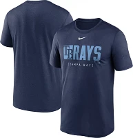 Nike Men's Tampa Bay Rays Navy Knock Legend T-Shirt