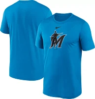 Nike Men's Miami Marlins Teal Fuse Logo Legend T-Shirt