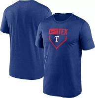 Nike Men's Texas Rangers Blue Plate Legend T-Shirt