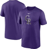 Nike Men's Colorado Rockies Purple Fuse Logo Legend T-Shirt