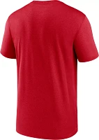 Nike Men's Los Angeles Angels Red Plate Legend T-Shirt