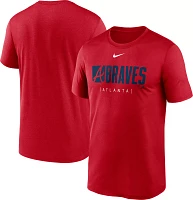 Nike Men's Atlanta Braves Red Knock Legend T-Shirt