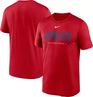 Nike Men's Philadelphia Phillies Red Knock Legend T-Shirt