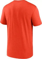 Nike Men's San Francisco Giants Orange Fuse Logo Legend T-Shirt