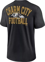 Nike Men's Baltimore Ravens Rewind Black T-Shirt