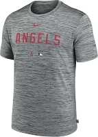 Nike Men's Los Angeles Angels Gray Authentic Collection Velocity T-Shirt