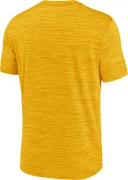 Nike Men's Pittsburgh Pirates Yellow Authentic Collection Velocity T-Shirt