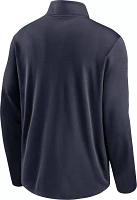 Nike Men's Houston Texans Logo Pacer Navy Half-Zip Pullover