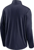 Nike Men's Seattle Seahawks Logo Pacer Navy Half-Zip Pullover