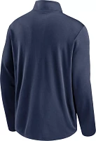 Nike Men's Boston Red Sox Navy Logo Pacer Quarter-Zip Pullover