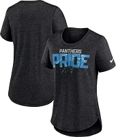 Nike Women's Carolina Panthers Local Black Tri-Blend T-Shirt