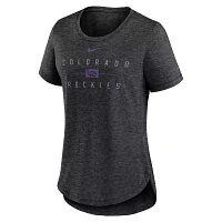 Nike Women's Colorado Rockies Black Knockout T-Shirt