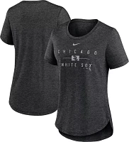 Nike Women's Chicago White Sox Black Knockout T-Shirt