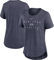 Nike Women's New York Yankees Navy Knockout T-Shirt