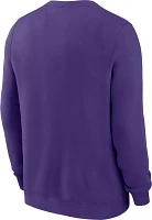 Nike Men's Minnesota Vikings Rewind Shout Purple Crew Sweatshirt