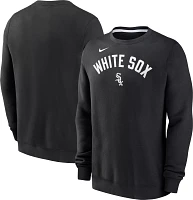 Nike Men's Chicago White Sox Black Fleece Crew Neck Sweatshirt