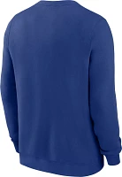 Nike Men's Los Angeles Dodgers Dodger Blue Fleece Crew Neck Sweatshirt