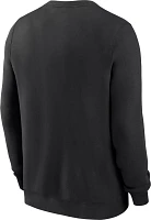 Nike Men's New Orleans Saints Rewind Shout Black Crew Sweatshirt