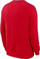 Nike Men's San Francisco 49ers Rewind Shout Red Crew Sweatshirt