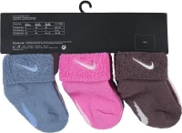 Nike Infant Terry Cuffed Ankle Socks - 6 Pack