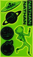 Nathan Aliens Reflective Sticker Pack